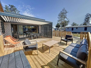Chalet de standing 6 pers - Piscine chauffée - Proche plage - WIFI - Parking - Terrasse privée - FR-1-361-476